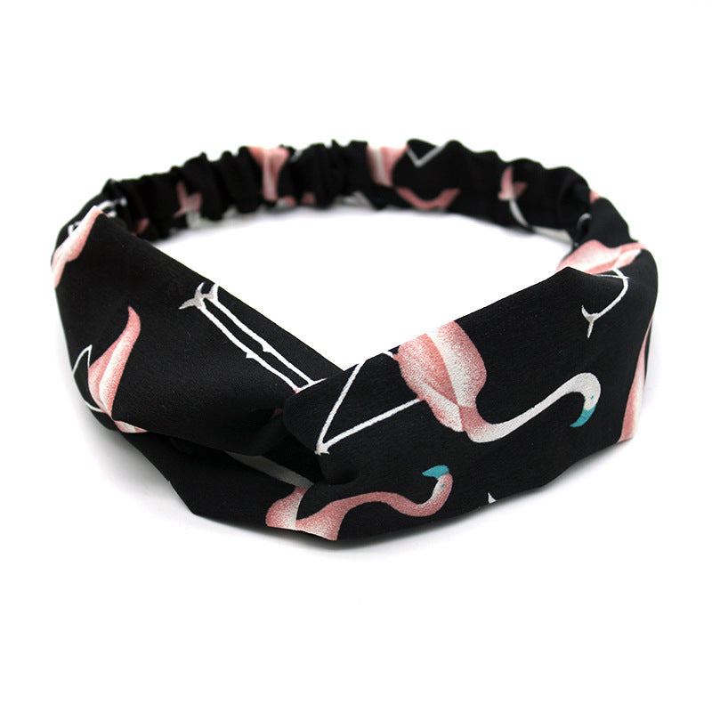 Retro Sports Striped Headband Women