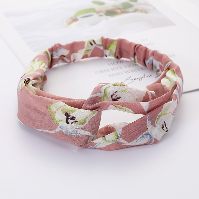 Retro Sports Striped Headband Women