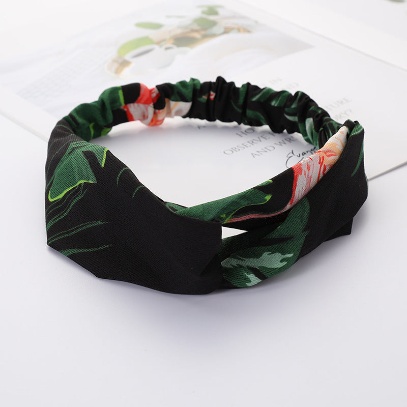 Retro Sports Striped Headband Women