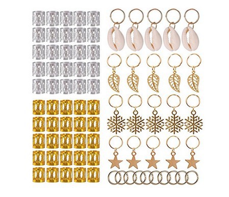 Personalized Hairpin Metal Round Buckle Pigtail Headdress