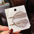 Wings Rhinestone Hairpin Side Girl Headdress
