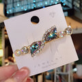 Rhinestone Side Clip Diamond Bangs Clip Girl Headwear