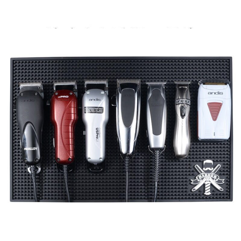 Retro Oil Head Electric Clipper Tray Hairdressing Tools Scissors Comb Storage Box