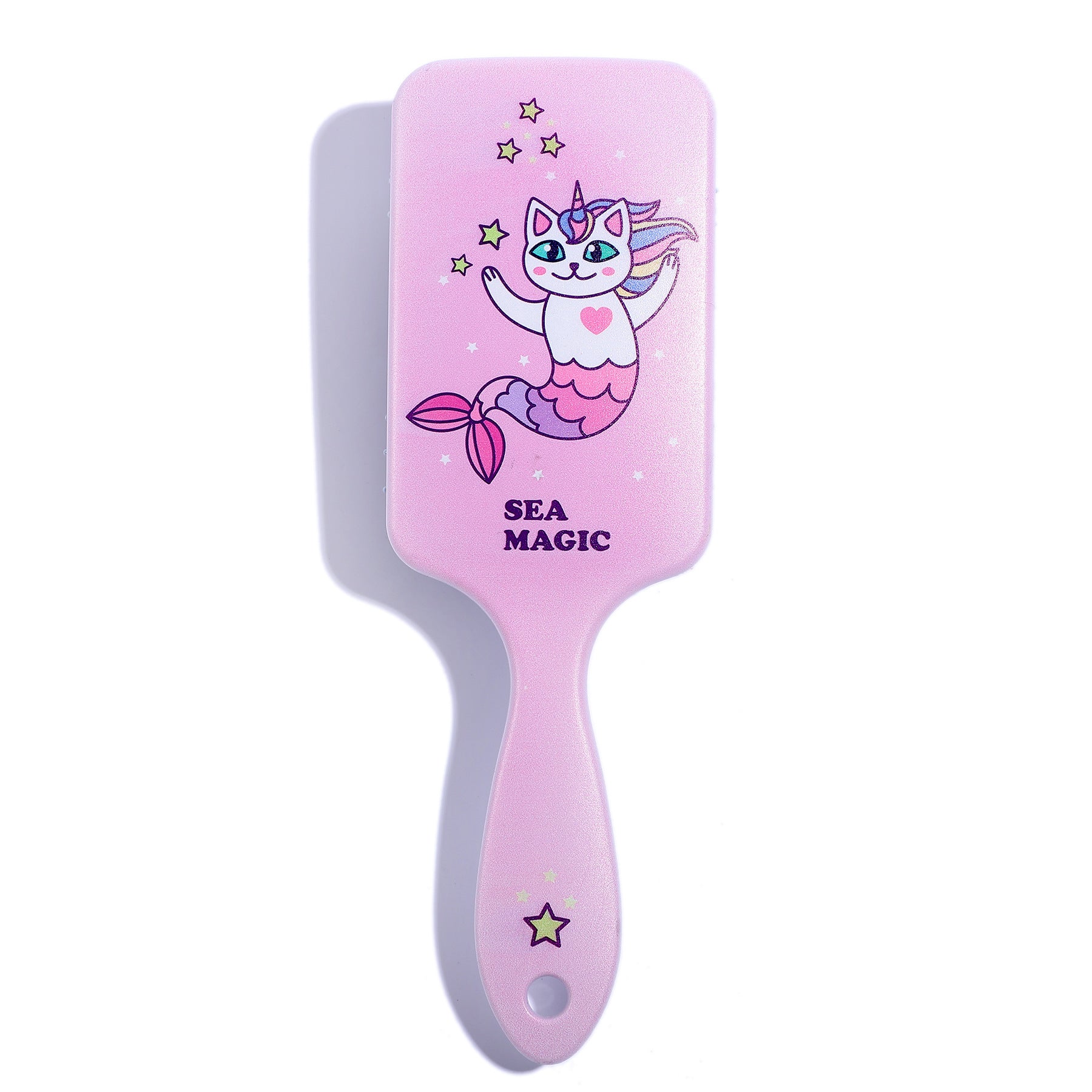 Amazon Cross-Border Cartoon Airbag Comb, Printed Air Cushion Comb, Transparent Massage Hairdressing Comb, Plastic Rainbow Comb
