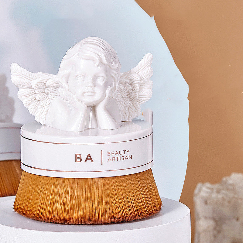 New Foundation Brush, Base Makeup Brush, Easy To Use, With Lid, High Density