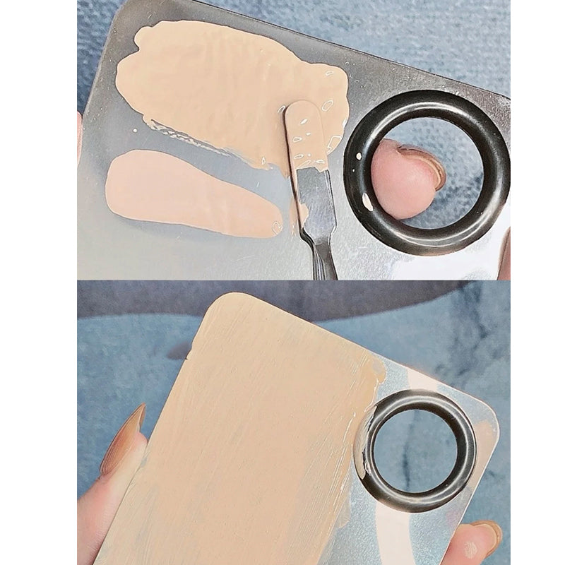 Makeup Liquid Foundation Concealer Palette Stainless Steel Professional Palette With Palette