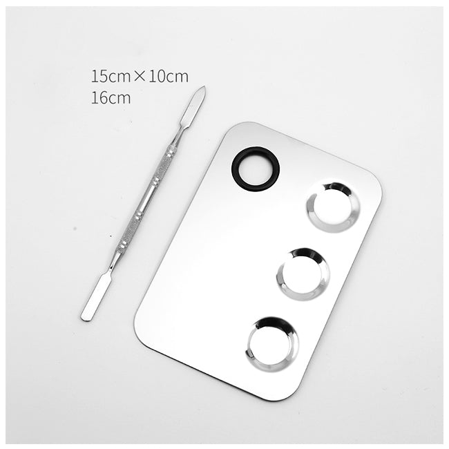 Makeup Liquid Foundation Concealer Palette Stainless Steel Professional Palette With Palette