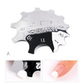 Easy French Creative Nail Art Plastic Steel Model