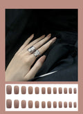 Nail Art Europe And America Frosted Fake Nail Patch Sticker Finished Nail Tools Patch Nail Sticker