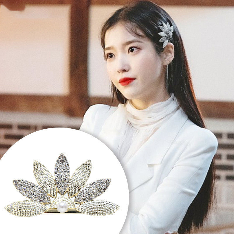Personality Leaf Hairpin Fashion Temperament Side Clip Hairpin