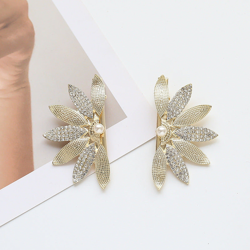 Personality Leaf Hairpin Fashion Temperament Side Clip Hairpin