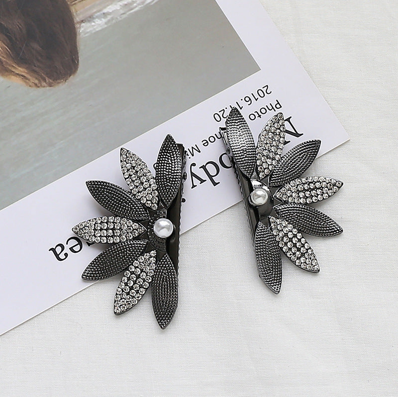Personality Leaf Hairpin Fashion Temperament Side Clip Hairpin
