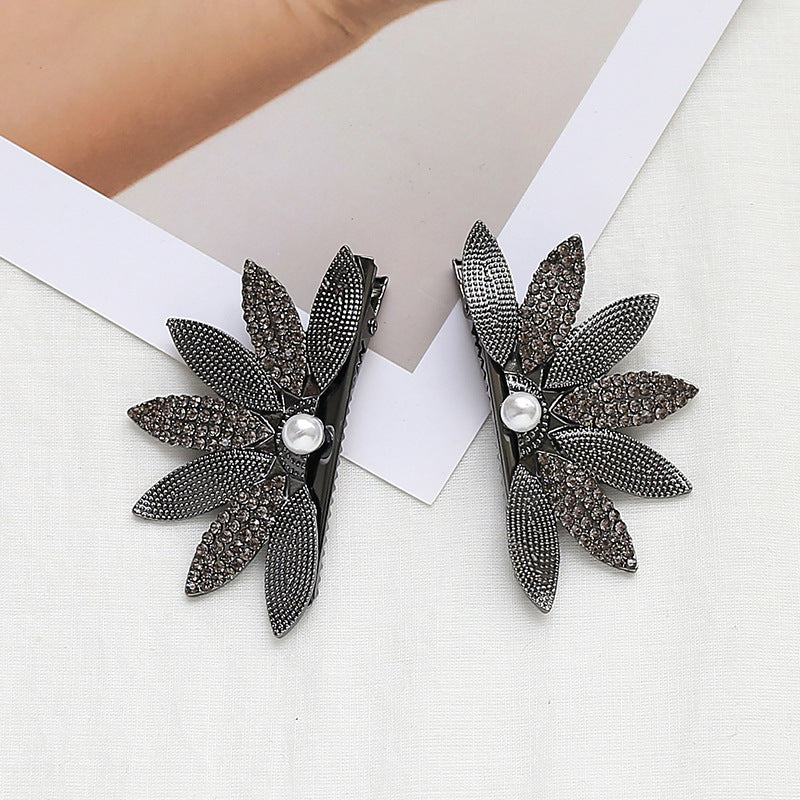 Personality Leaf Hairpin Fashion Temperament Side Clip Hairpin