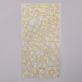 Nail Art Sticker 3D Geometric Pattern Gold Sticker Three-dimensional Applique