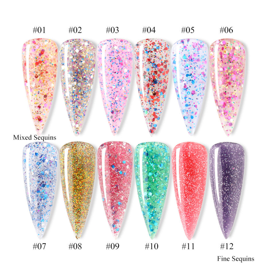 Full Beauty New Glitter Nail Art Crystal Extension Glue