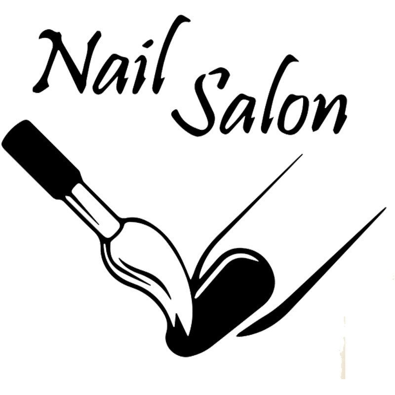 AliExpress Nail Salon Nail Salon Wall Stickers Office Stickers
