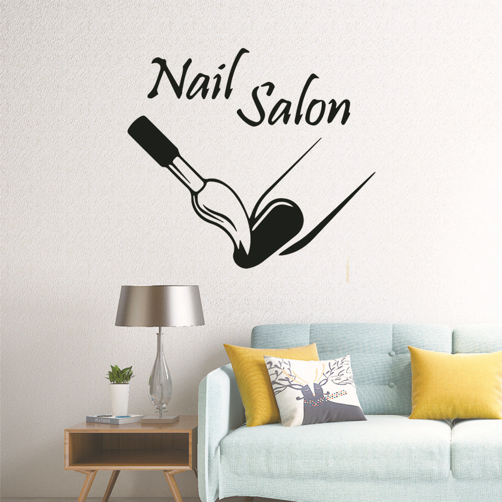 AliExpress Nail Salon Nail Salon Wall Stickers Office Stickers