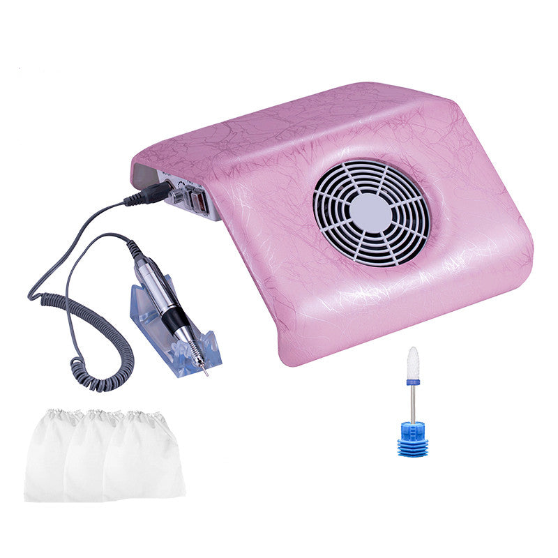 Nail Art Vacuum Cleaner Polishing Machine One Nail Dust Silent Two-in-One Nail Remover Vacuum Cleaner
