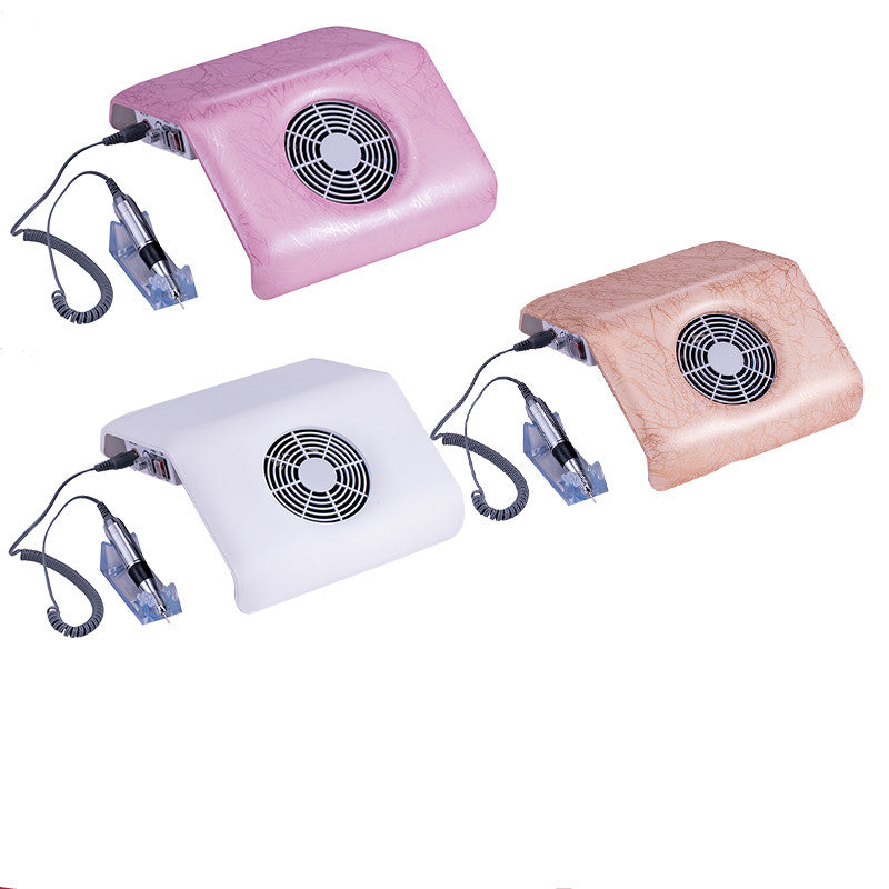 Nail Art Vacuum Cleaner Polishing Machine One Nail Dust Silent Two-in-One Nail Remover Vacuum Cleaner