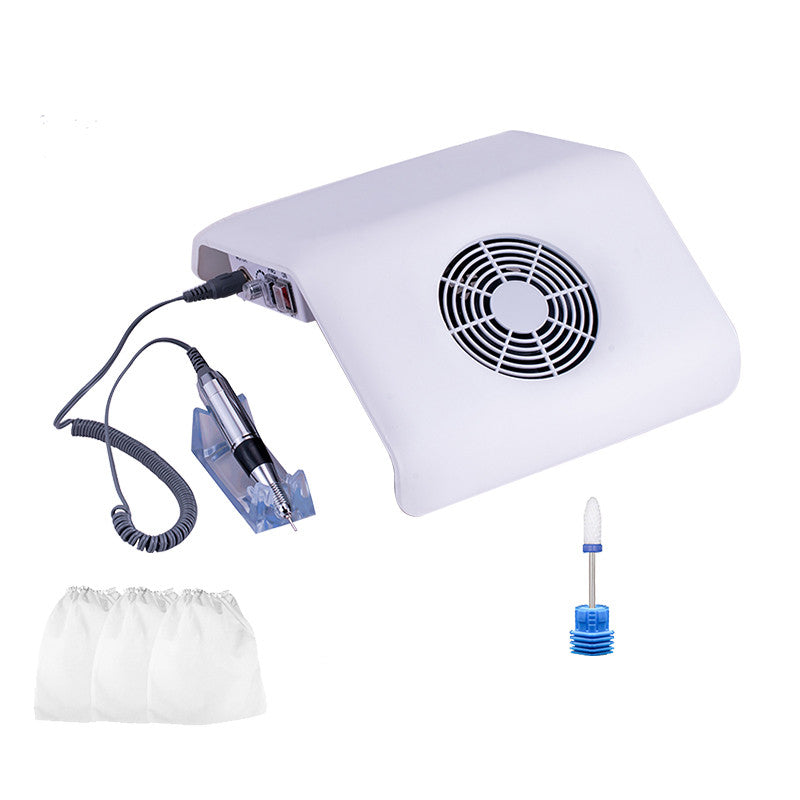 Nail Art Vacuum Cleaner Polishing Machine One Nail Dust Silent Two-in-One Nail Remover Vacuum Cleaner