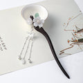 Antique Hair Ornaments Small Fresh Retro Wood Hairpin Classical Court Step Shake Chinese Style Hanfu
