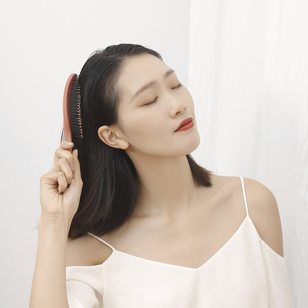 Relaxing Elastic Massage Comb Wet And Dry Oil Head Fluffy Shape Does Not Pull The Memory Tooth Comb