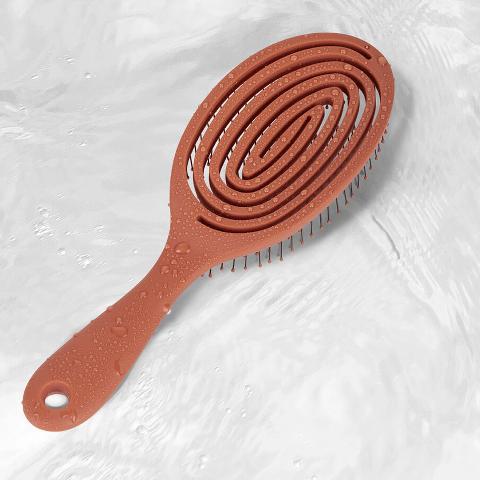 Relaxing Elastic Massage Comb Wet And Dry Oil Head Fluffy Shape Does Not Pull The Memory Tooth Comb