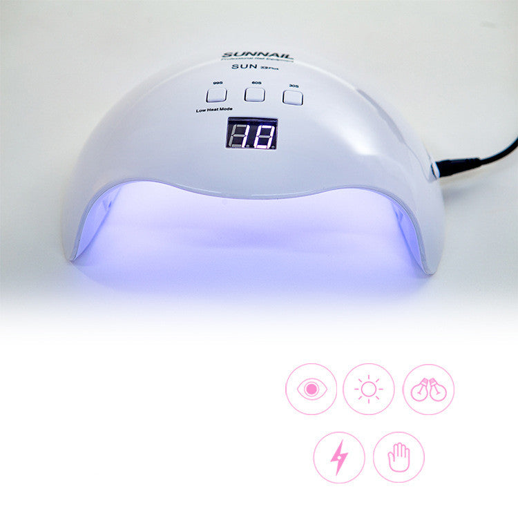 Sunnal Nail Phototherapy Led Lamp Induction Nail Polish Dryer
