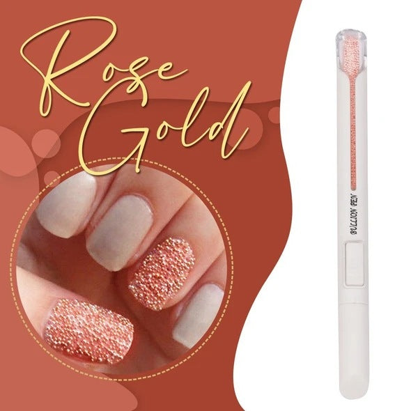 Bullion Nail Art Ball Point Drill Point Pen Ball Pen Nail Tools Point Drill Nail Silver Gold Ball Pen