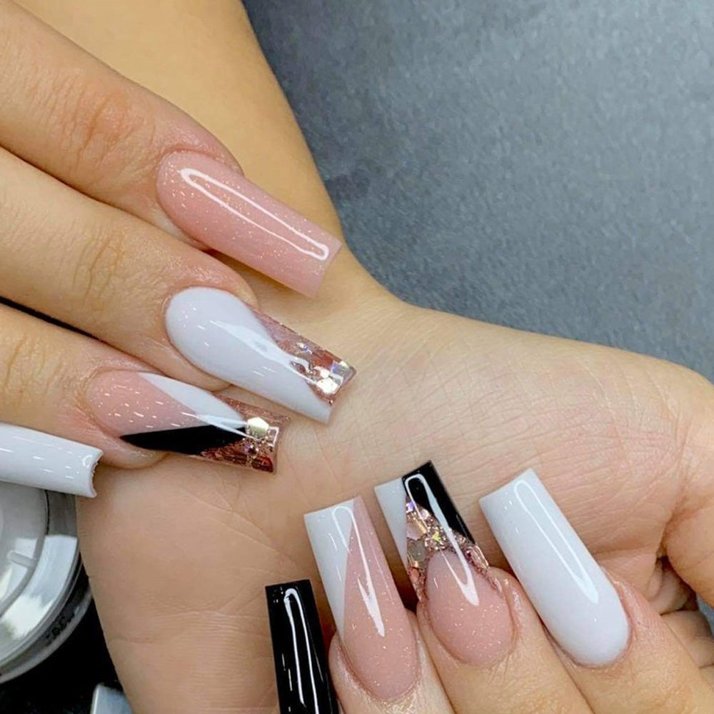 Cutter Line-Tools Trimmer-Shaped Nail-Art Manicure-Edge V-Shape-Tips Acrylic Easy French-Cut