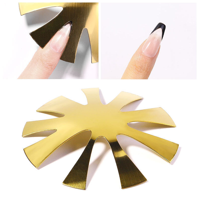 Cutter Line-Tools Trimmer-Shaped Nail-Art Manicure-Edge V-Shape-Tips Acrylic Easy French-Cut