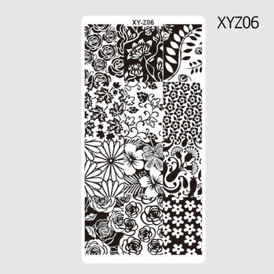 Nail Art Printing Version Printing Nail Polish Plate Template