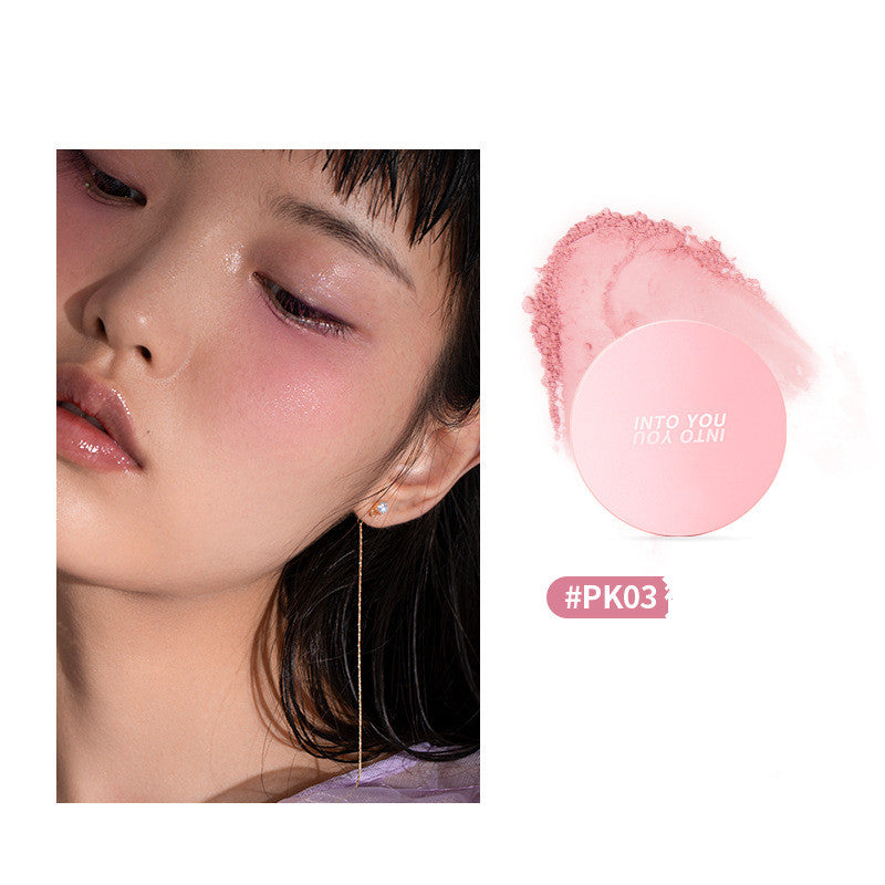 Into you Monochrome Blush, Highlighting And Repairing All-In-One Palette, Nude Makeup, Natural Vitality And Shadow Three-In-One