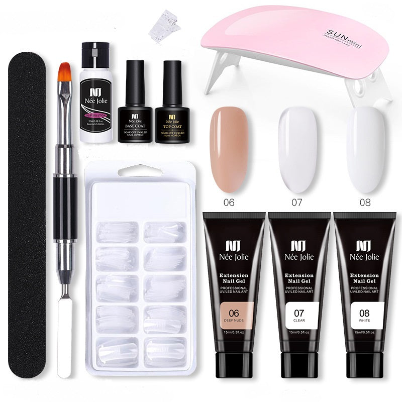 Nee jolie Primer Sealing Layer Nail Art Lamp Crystal Light Therapy Nail Art Quick Extension Glue