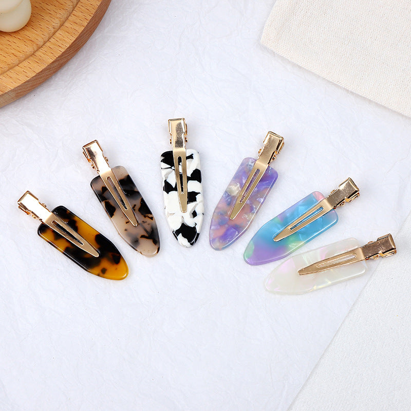 Hairdressing And Makeup Seamless Clip Acetate Bangs Clip