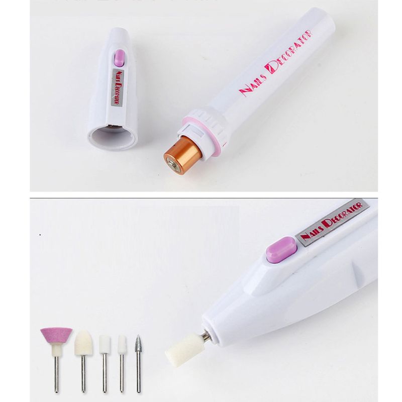 Electric Nail Decorator Epoxy Resin Jewelry Drill Portable Pen Type Grinding Machine Making Tools