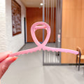 Spring And Summer Girl Back Head Plate Hairpin Shark Clip Candy Color Paint Catch Clip Hairpin Hollow Cross Hair Catch Hair Accessories