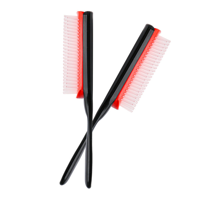 Nine-Row Comb With Heat-Resistant Big Back Hair Style Frosted Ribs Comb