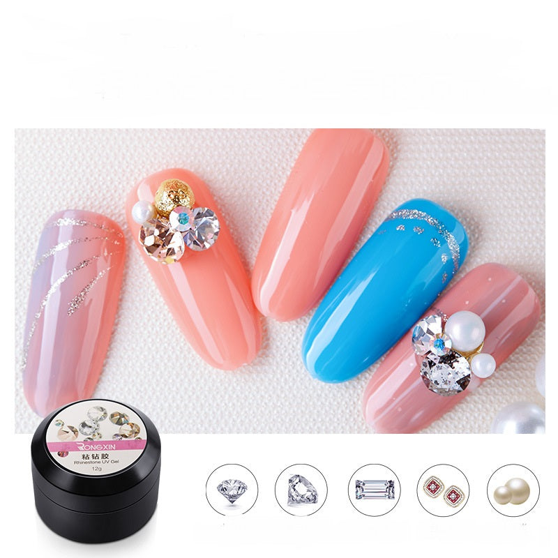 Rongxin New Transparent Glue For Nail Stickers