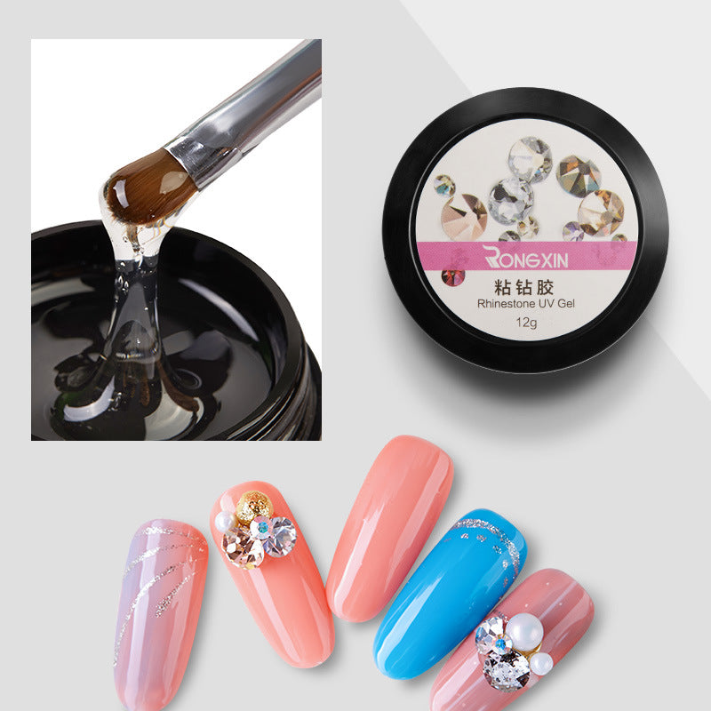 Rongxin New Transparent Glue For Nail Stickers