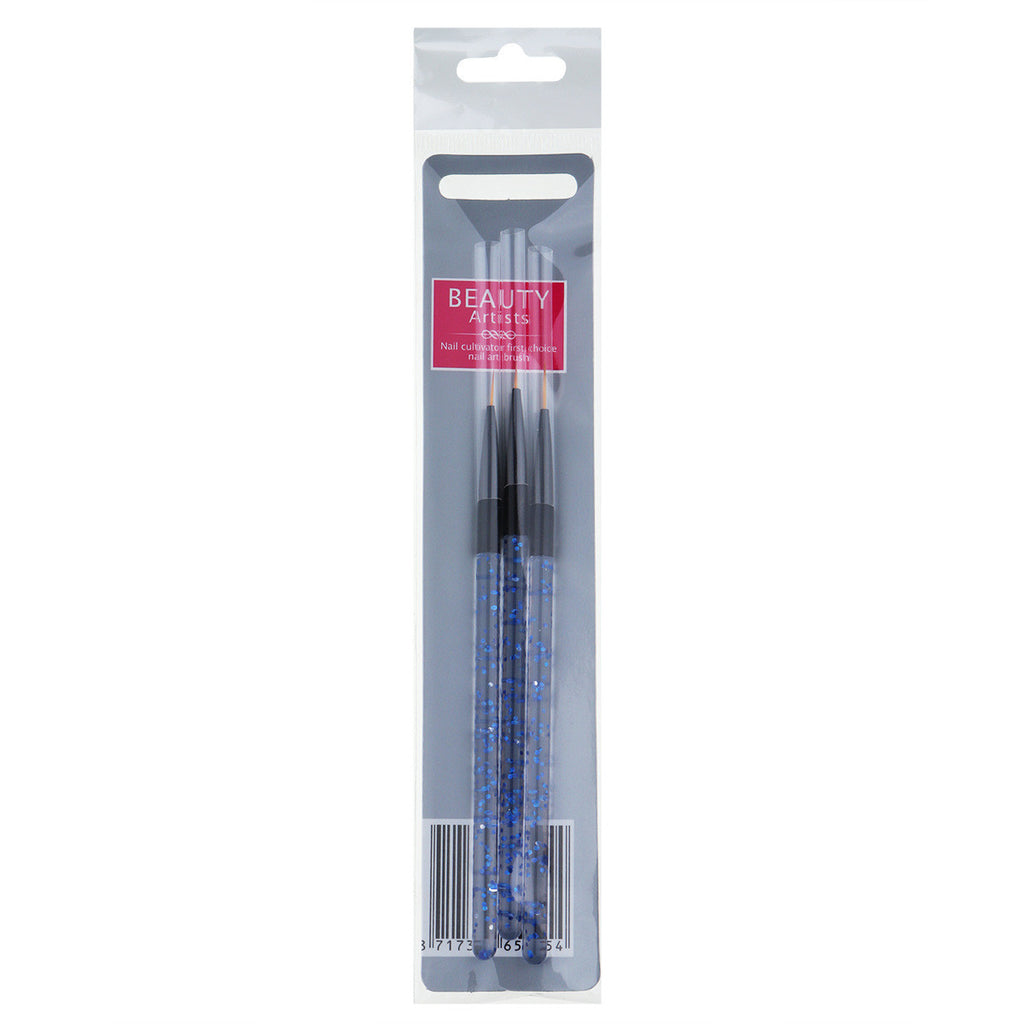 Kolinsky Acrylic Sequin Rod Draw Line Stroke Flower Brush Tool Painted Nail Pen