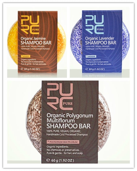 PURE Shampoo hand extracting hair care soap