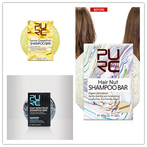 PURE Shampoo hand extracting hair care soap