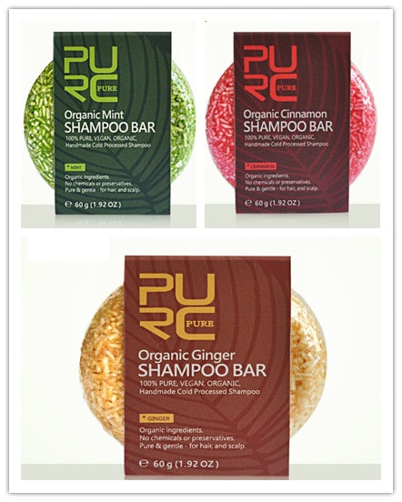 PURE Shampoo hand extracting hair care soap