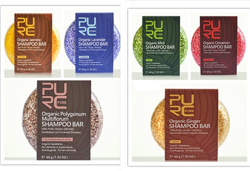 PURE Shampoo hand extracting hair care soap
