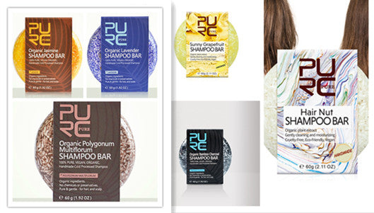 PURE Shampoo hand extracting hair care soap