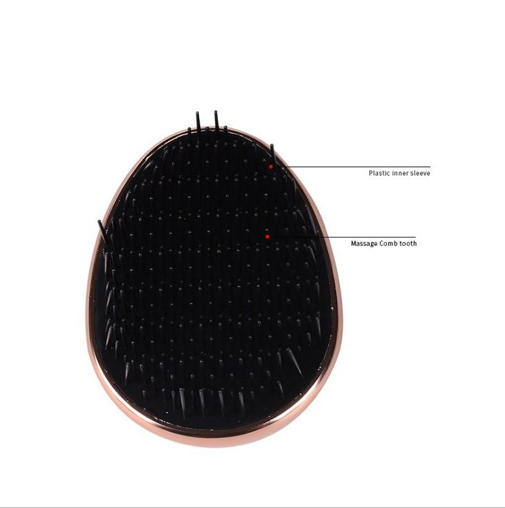 Egg-shaped Smooth Hair Hairdressing Comb.Handle Magic Comb, CreativeHairdressing Comb, Scalp Massage Comb