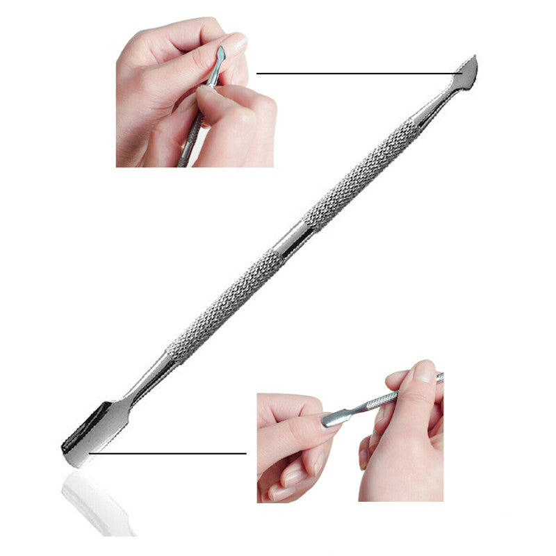 Nail Tools 4-Piece Manicure Set Dead Skin Fork Steel Push Nail Remover Tool