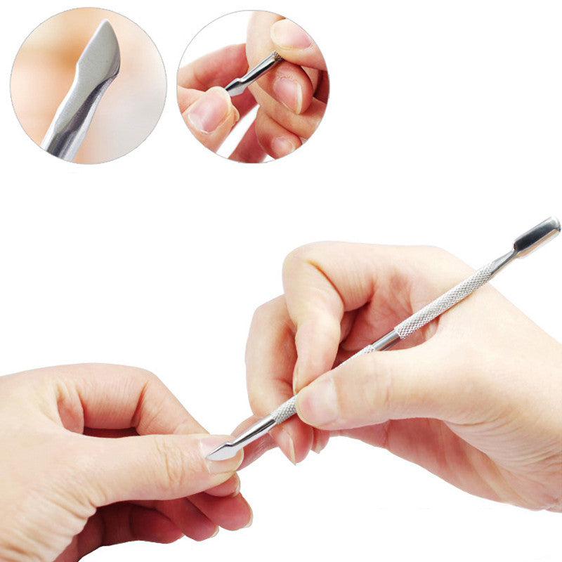 Nail Tools 4-Piece Manicure Set Dead Skin Fork Steel Push Nail Remover Tool