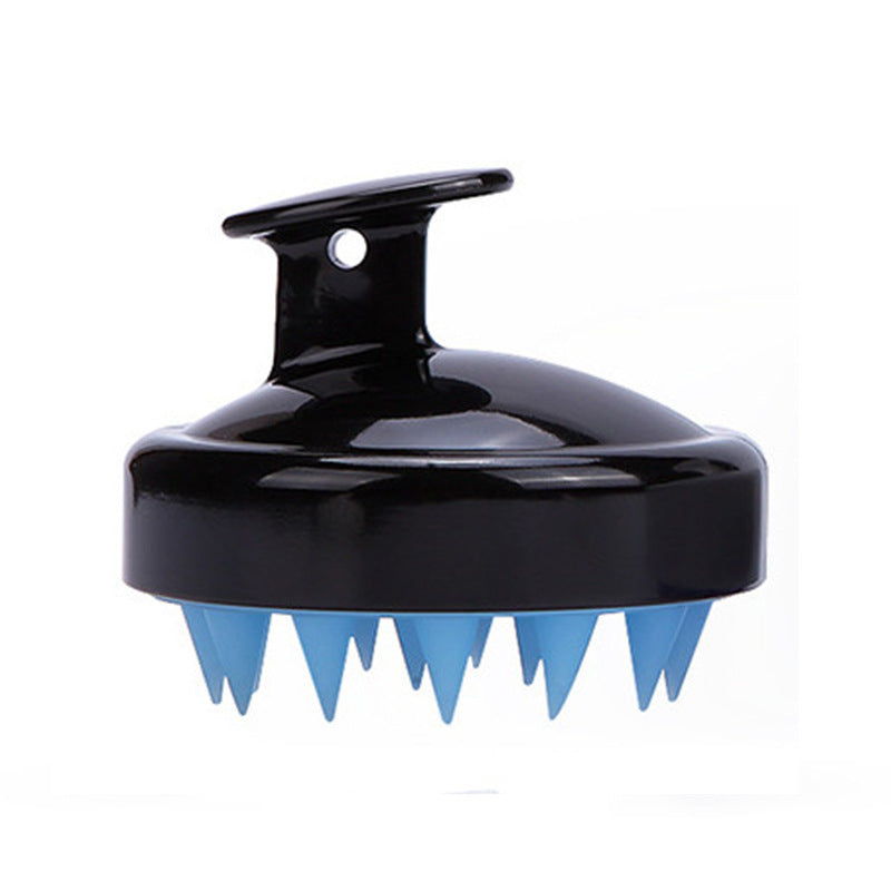 Silicone shampoo brush massager